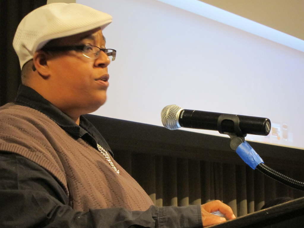 mac speaking Malkia Cyril