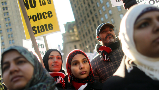 NYPD Muslims march