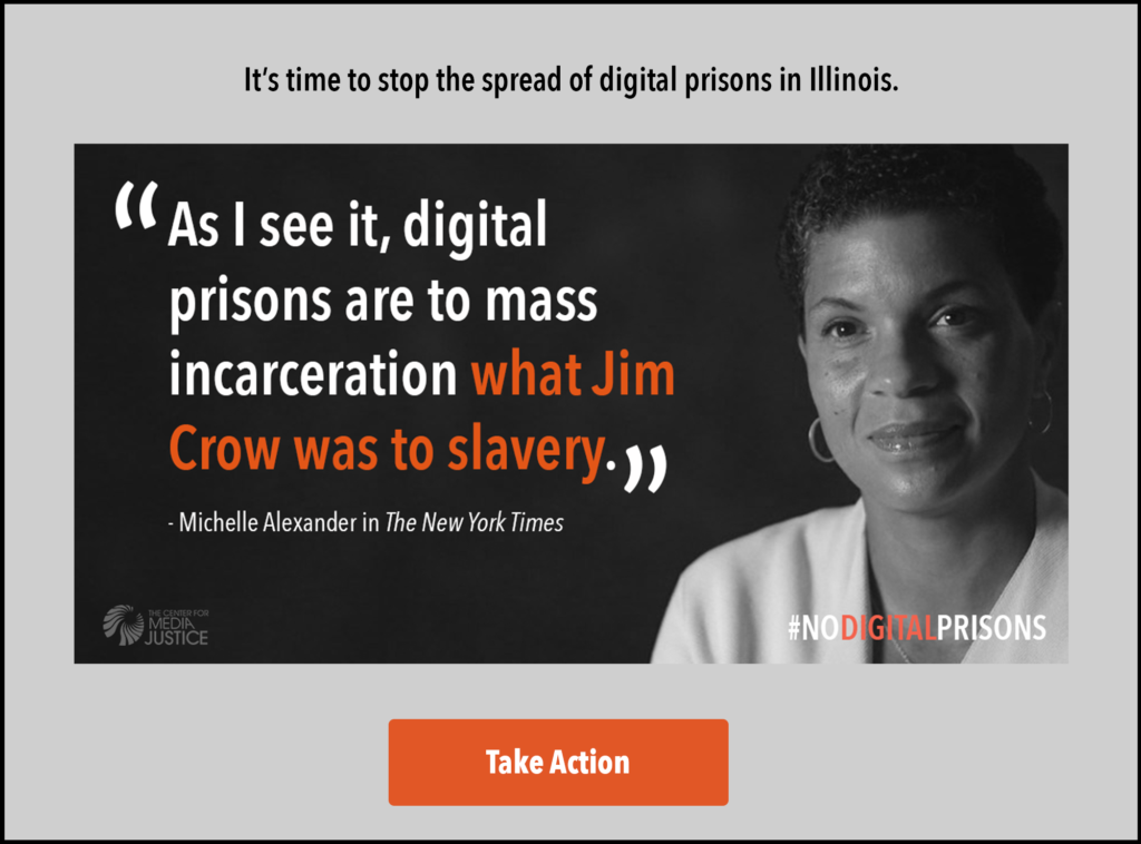 Michelle Alexander joins the call for #NoDigitalPrisons. Sign the petition.